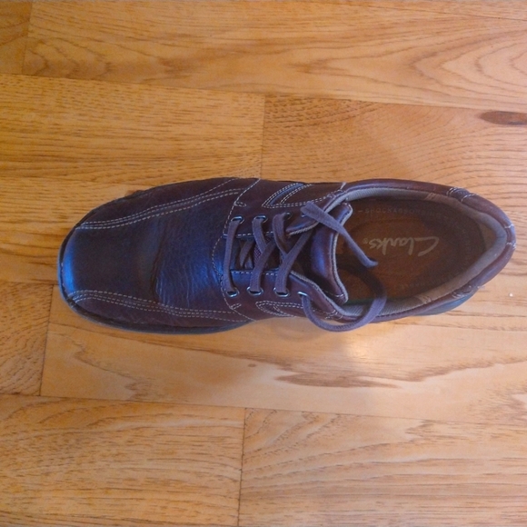 Men's Brown Clark Dress Shoes (size: 10) - Picture 4 of 4